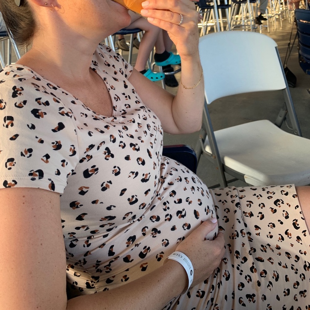 Target Isabel maternity leopard dress